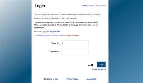 ebet login password